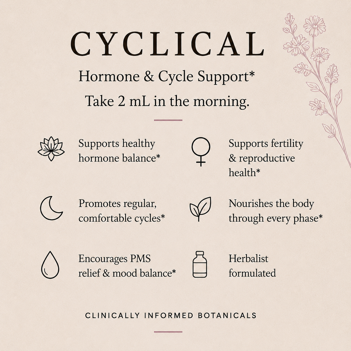 IVY Cyclical™ | Hormone & Cycle Support Tincture